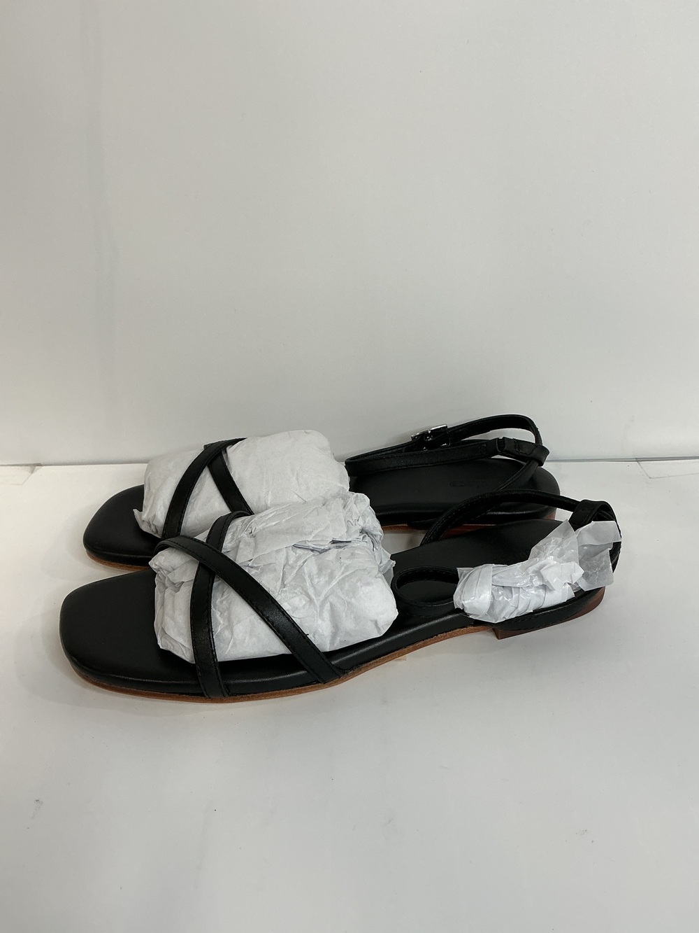 Italian Leather Ankle Strap Sandal